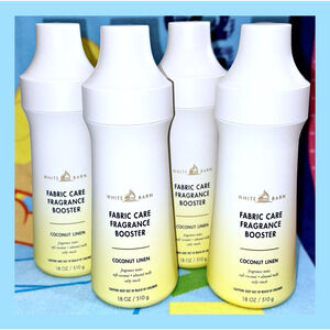 Bath & Body Works 18 oz Fabric Care Fragrance Booster Coconut Linen x4
